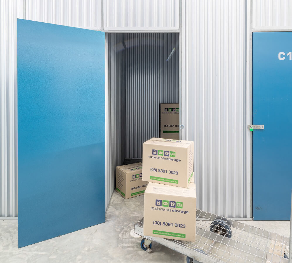 Multiple storage boxes inside internal storage unit